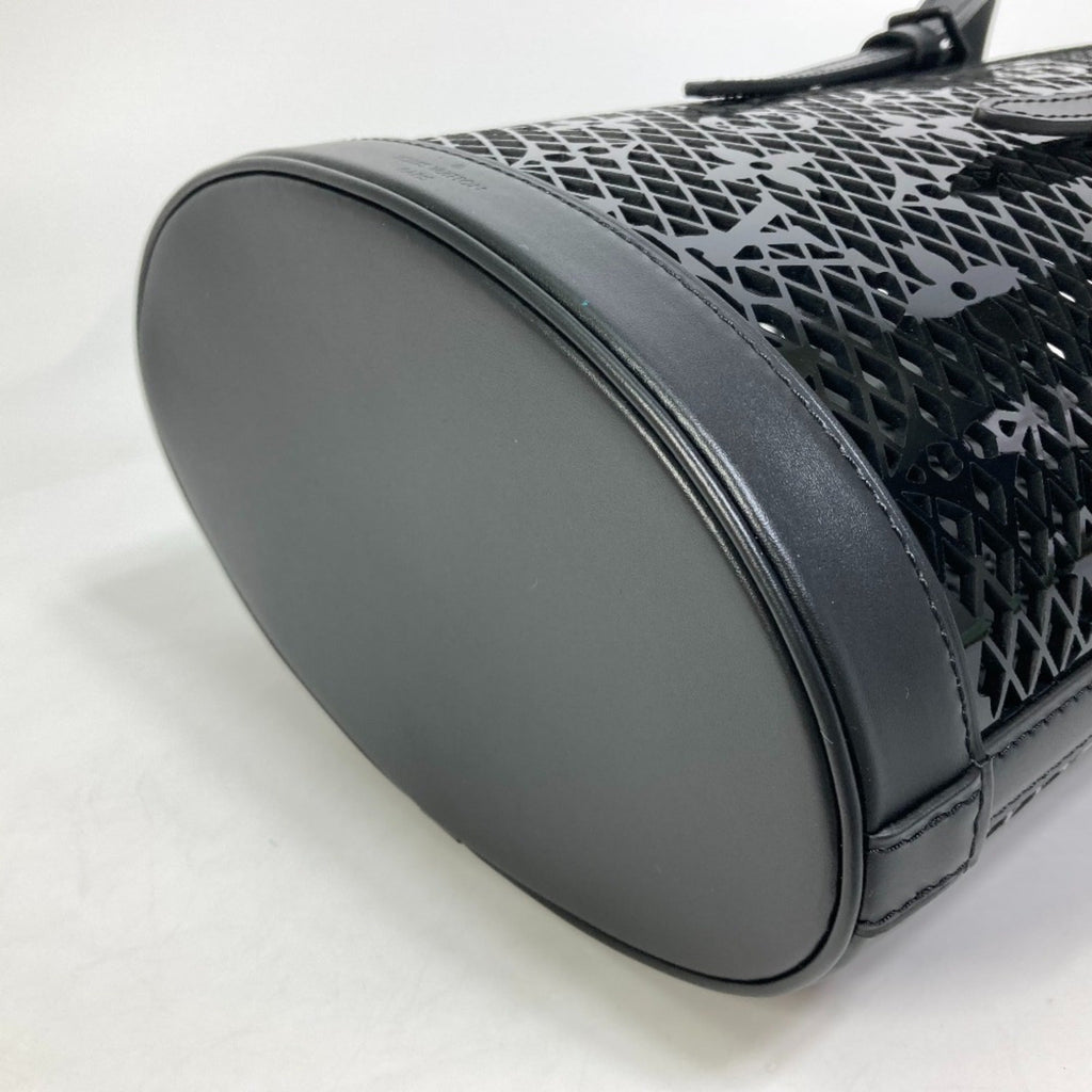 Louis Vuitton Black Noir Monogram Plastic Shoulder Bag