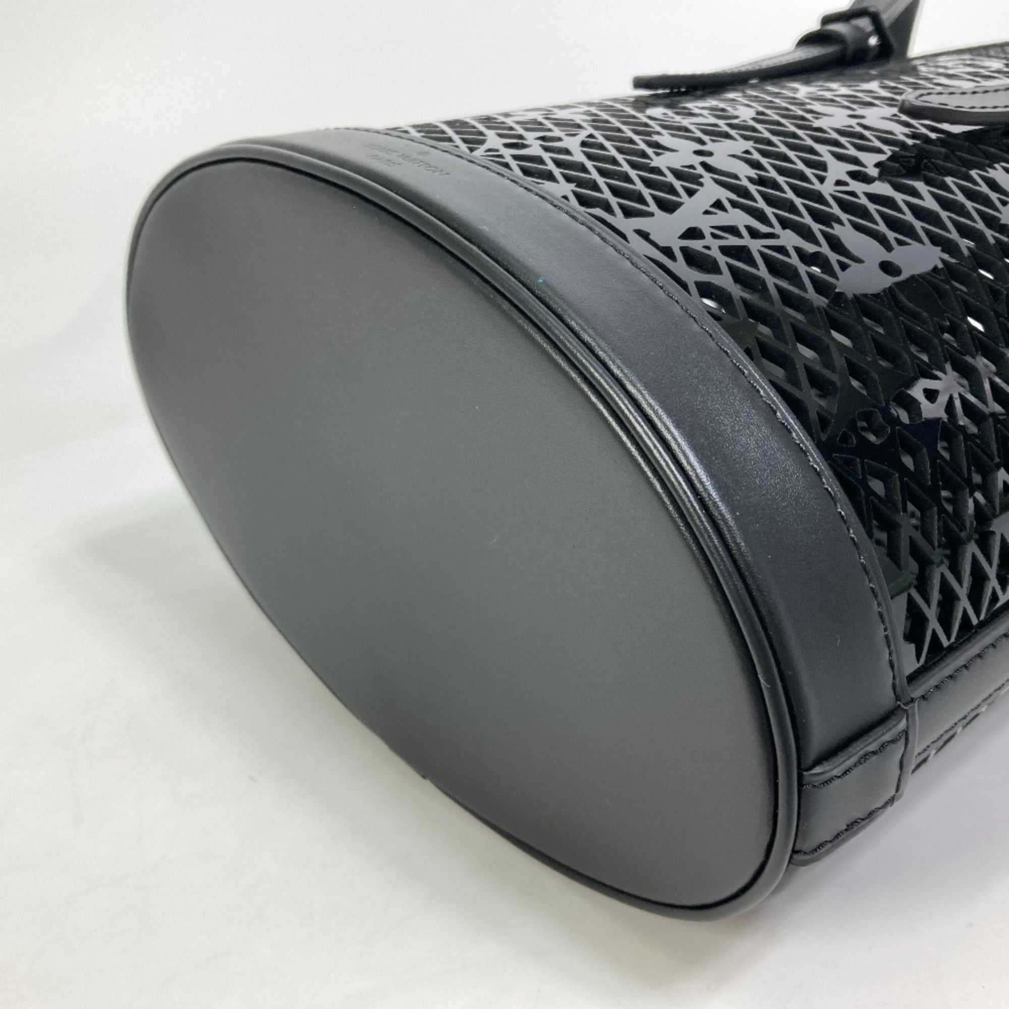 Louis Vuitton Black Noir Monogram Plastic Shoulder Bag