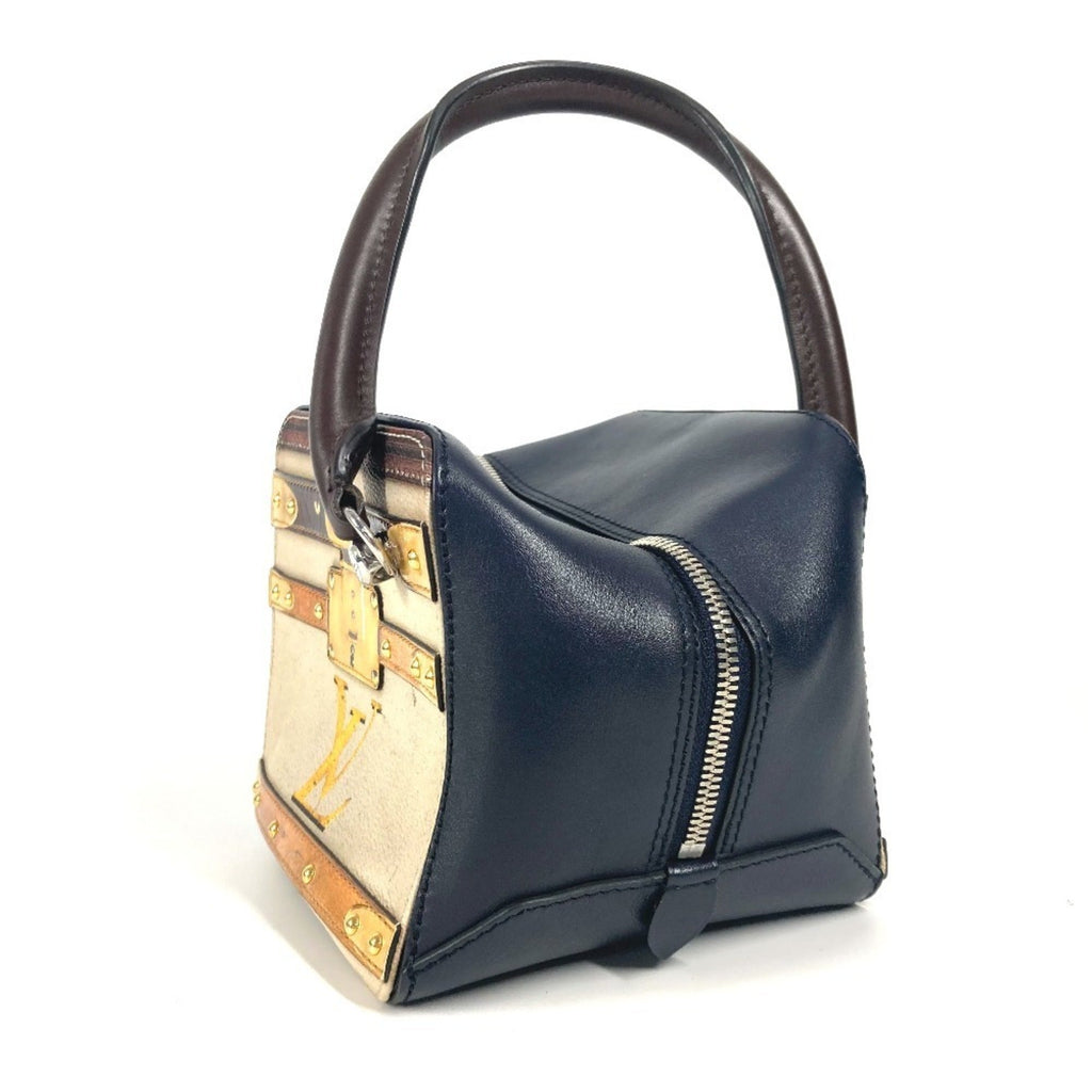 Louis Vuitton Navy Leather Handbag