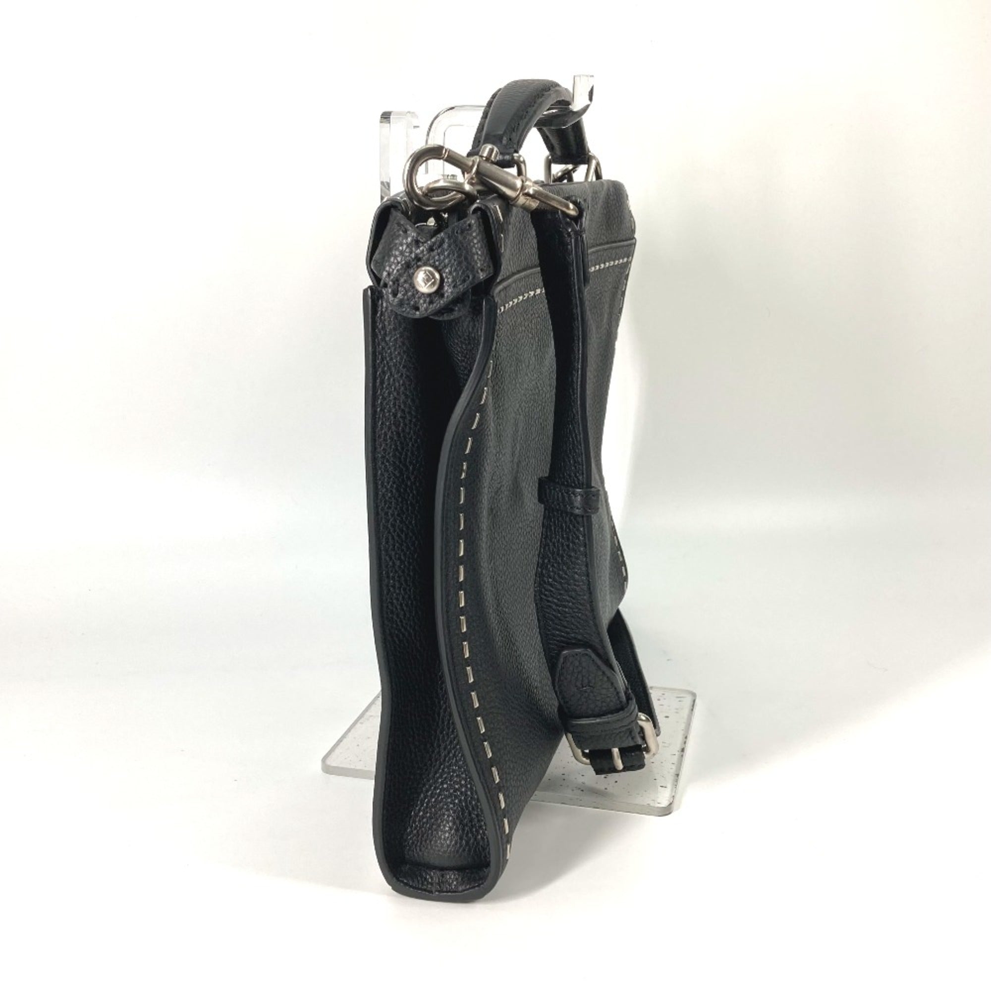 Fendi Black Leather Handbag