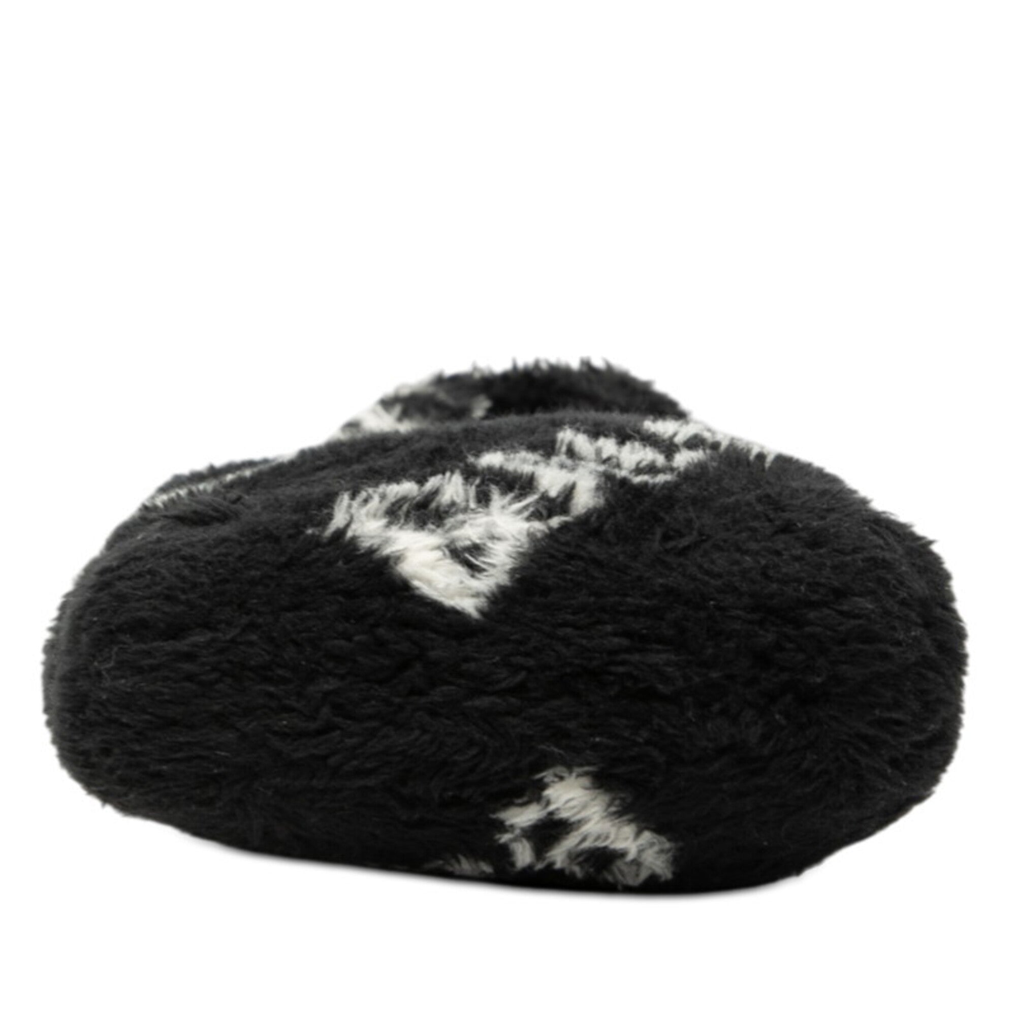 Balenciaga Black Faux Fur Handbag Shoulder