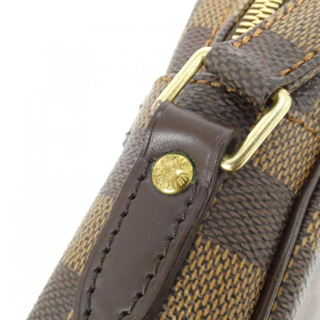 Louis Vuitton Brown Coated Canvas Shoulder Bag