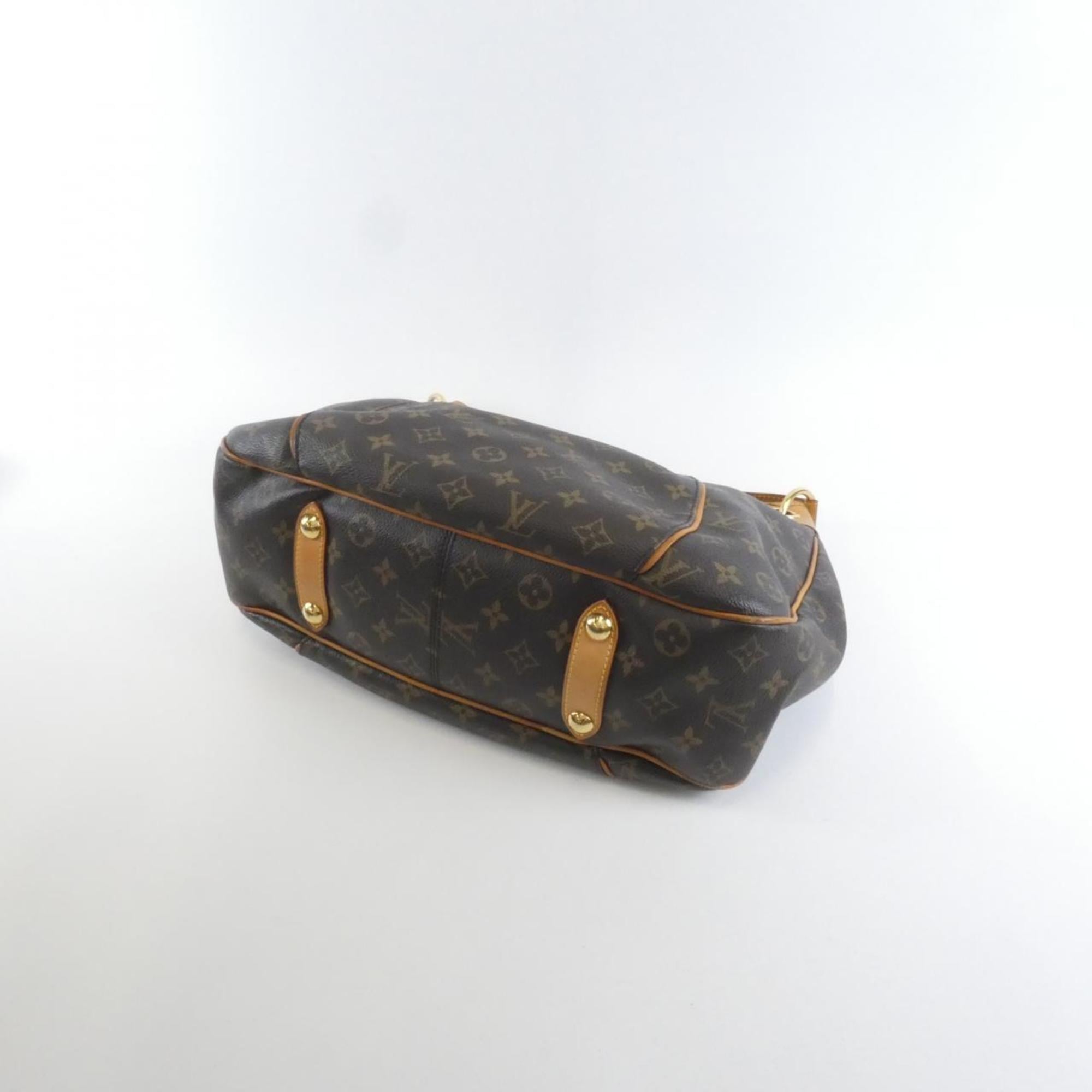 Louis Vuitton Brown Coated Canvas Shoulder Bag