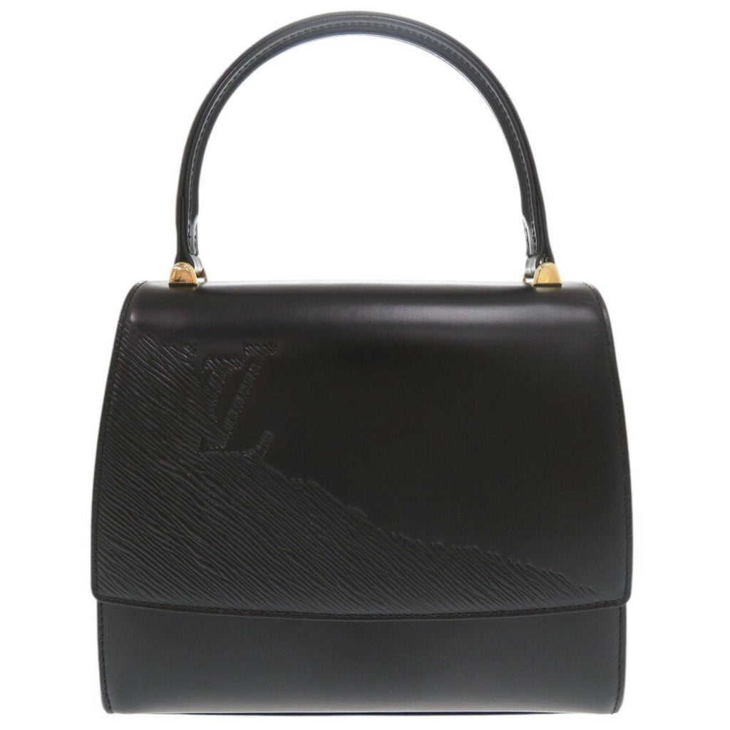 Louis Vuitton Black Leather Handbag
