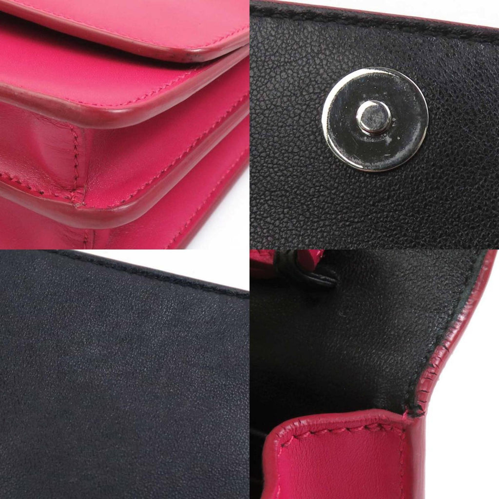 Prada Pink Leather Shoulder Bag