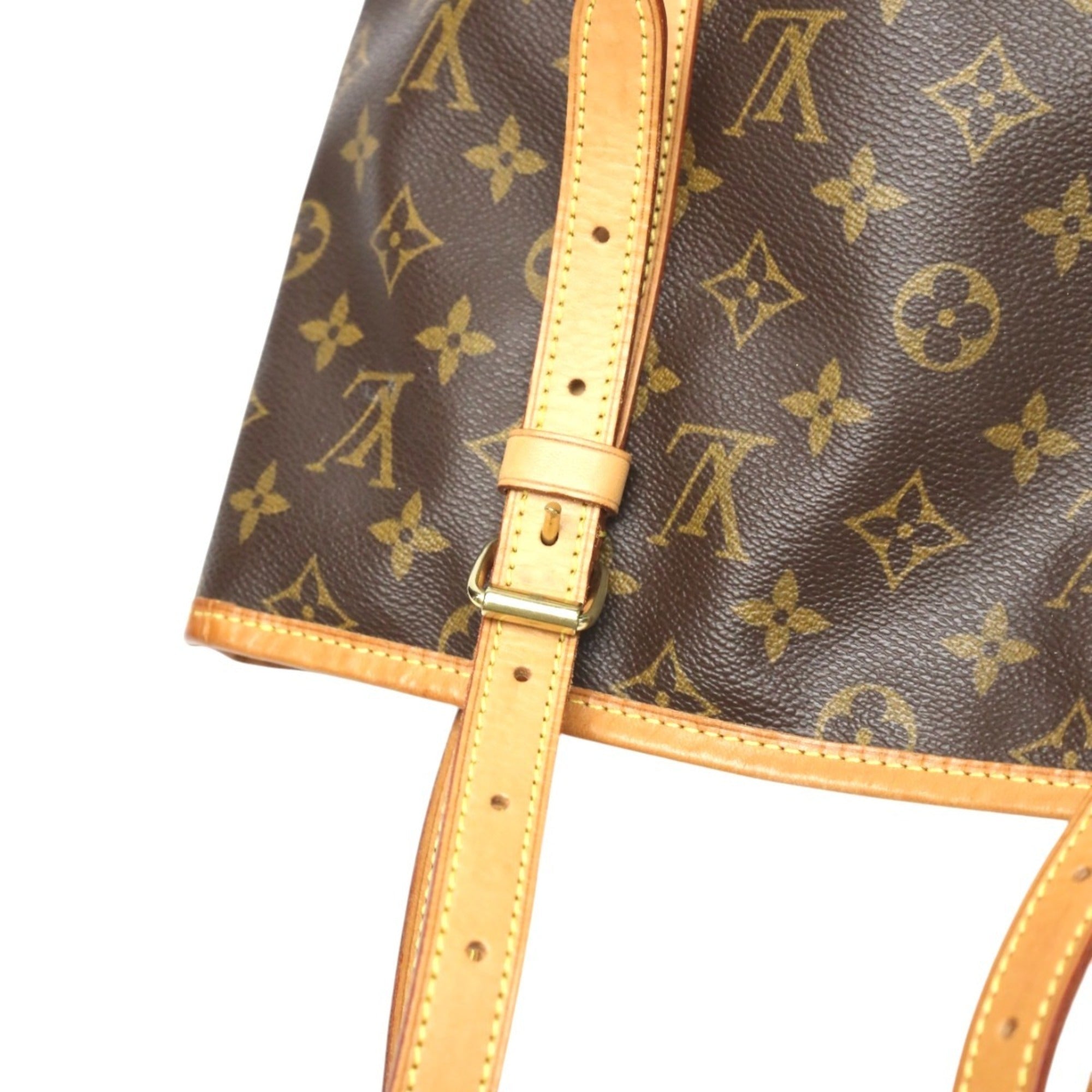 Louis Vuitton Brown Monogram Canvas Shoulder Bag Tote Bag