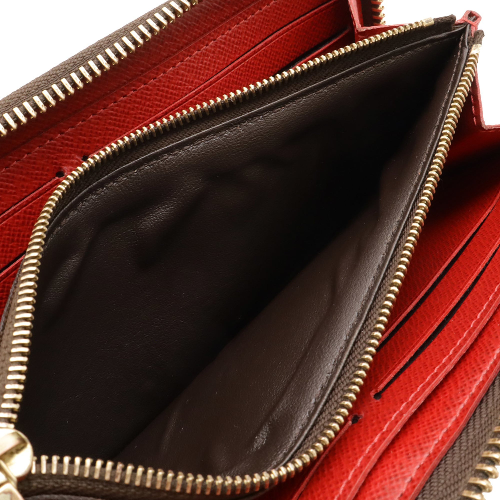 Louis Vuitton Cerise Damier Canvas Pvc Damier Canvas Long Bill Wallet