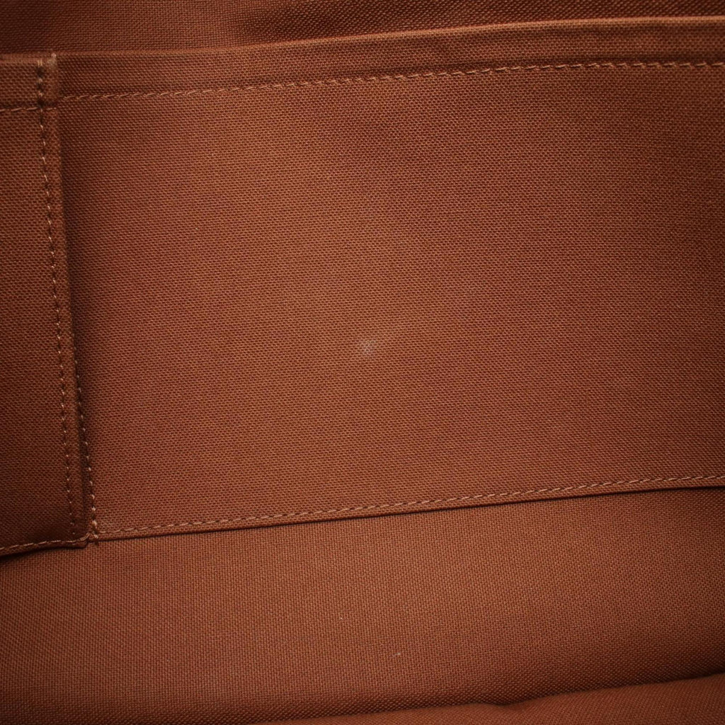 Louis Vuitton Brown Coated Canvas Leather Shoulder Bag