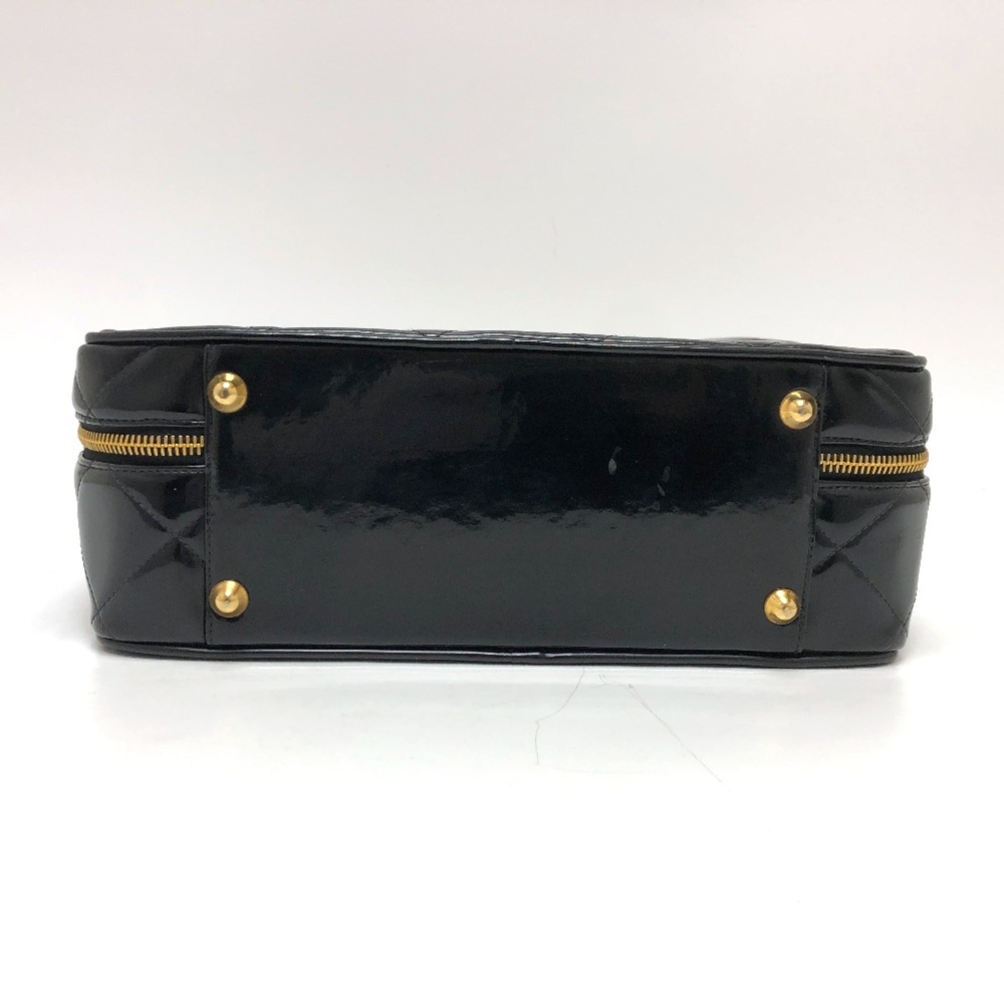 Chanel Black Patent Leather Handbag