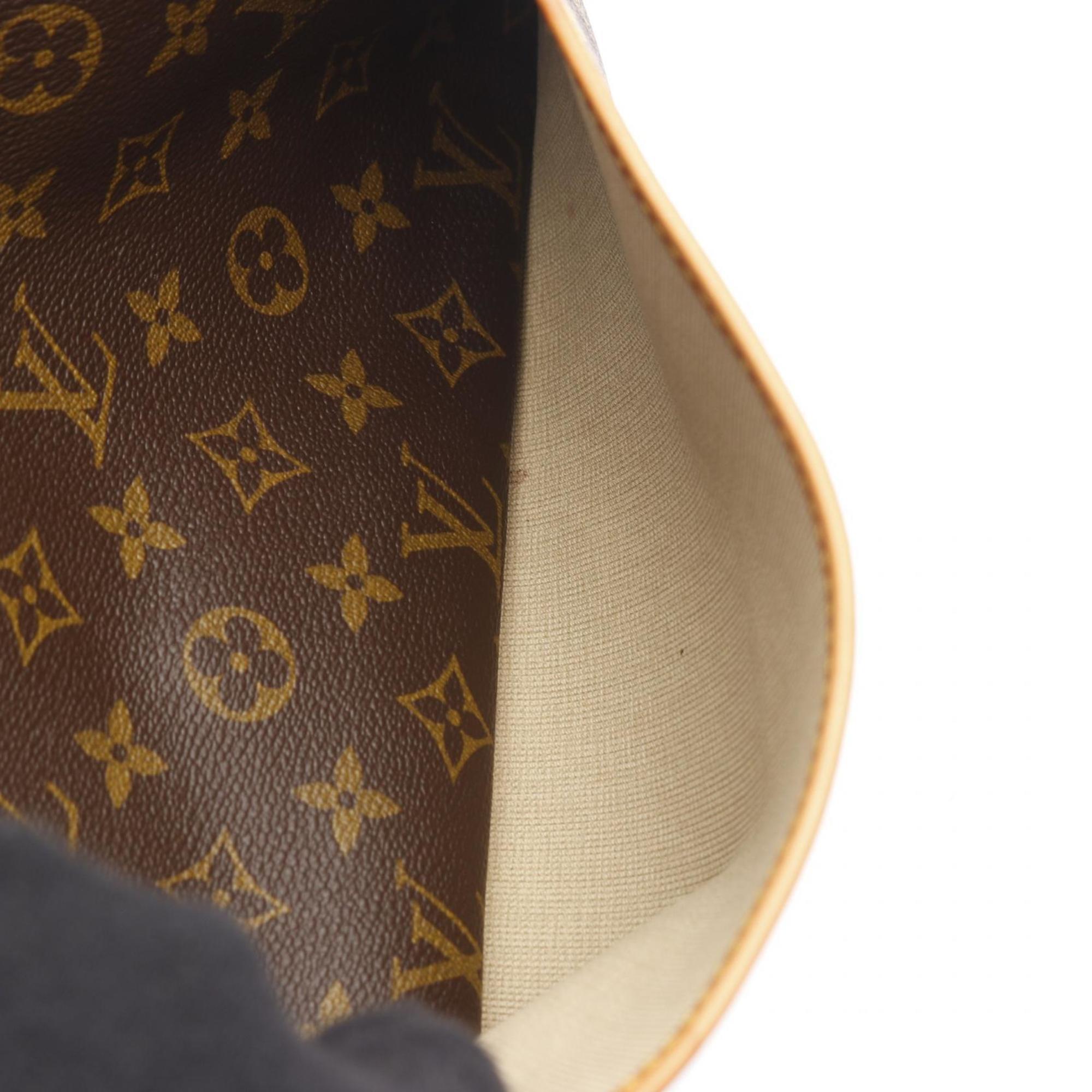 Louis Vuitton Brown Monogram Coated Canvas Handbag