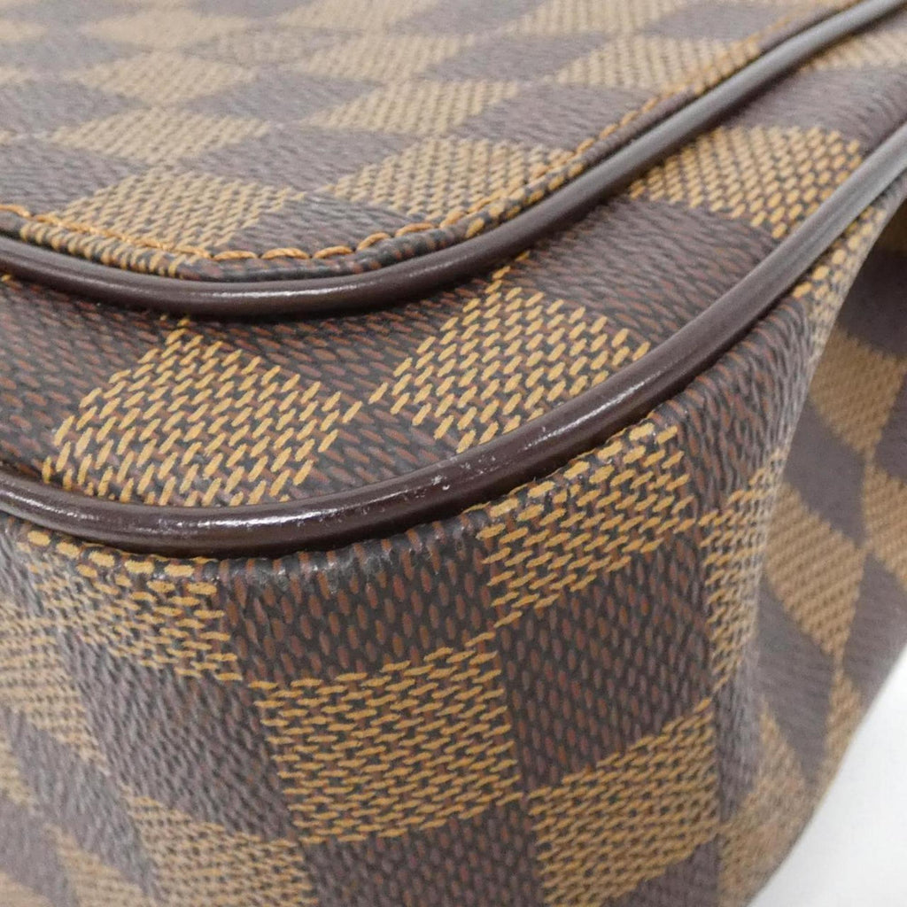Louis Vuitton Brown Coated Canvas Shoulder Bag