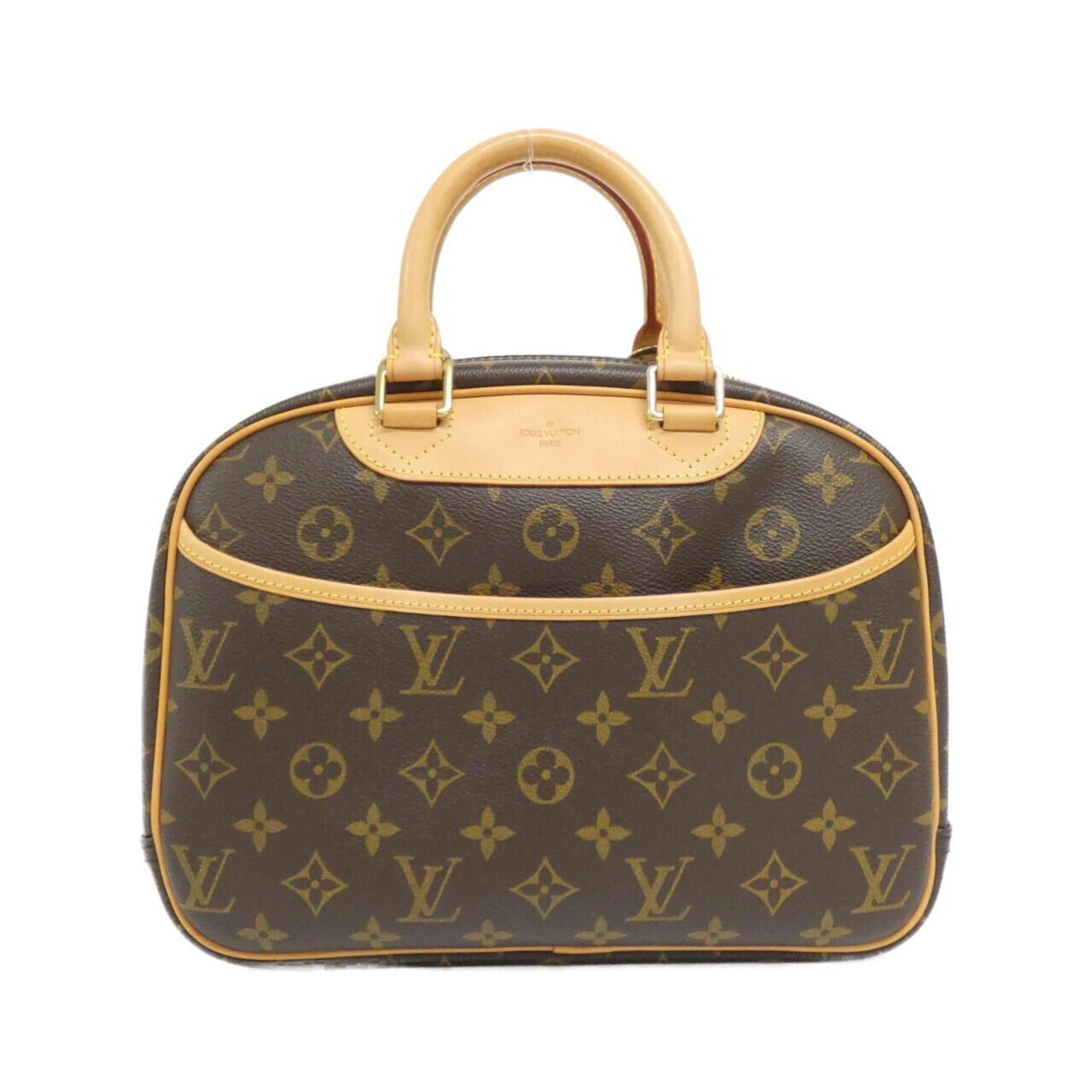 Louis Vuitton Brown Coated Canvas Handbag