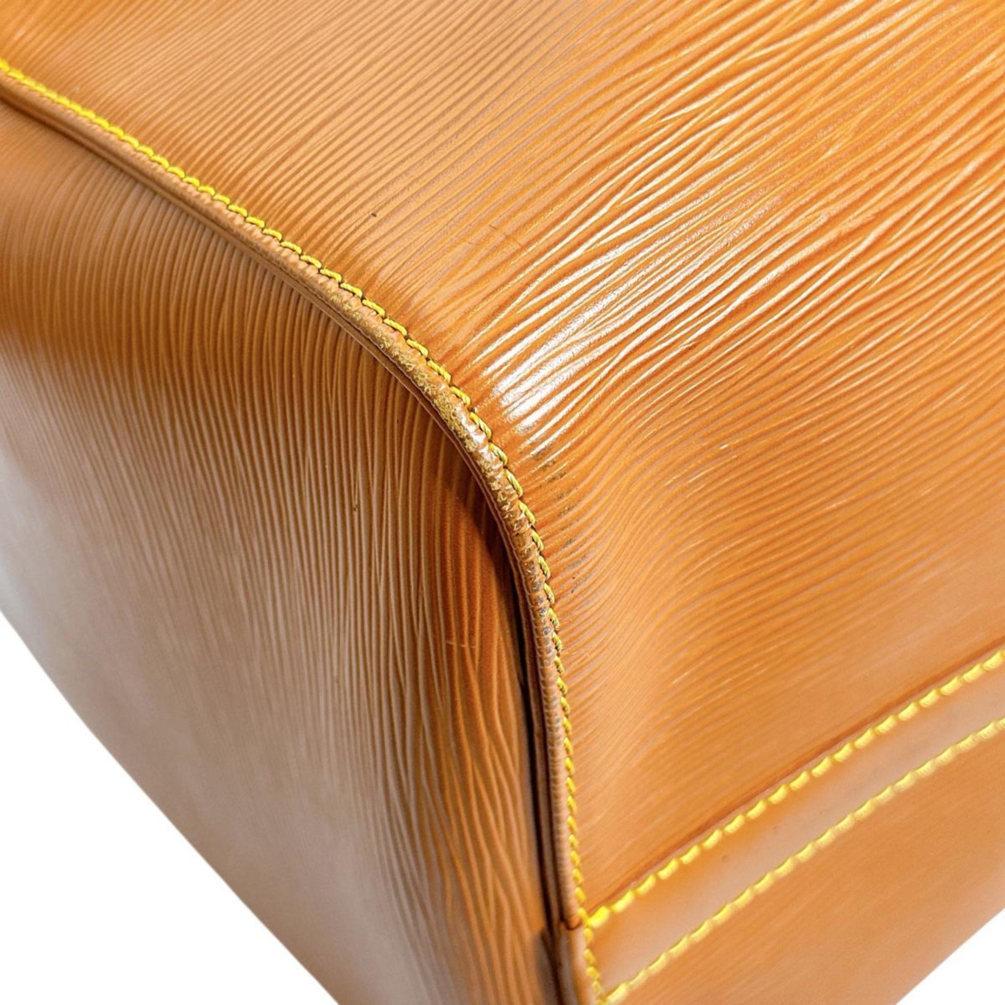 Louis Vuitton Brown Gold Cipango Epi Leather Boston Bag