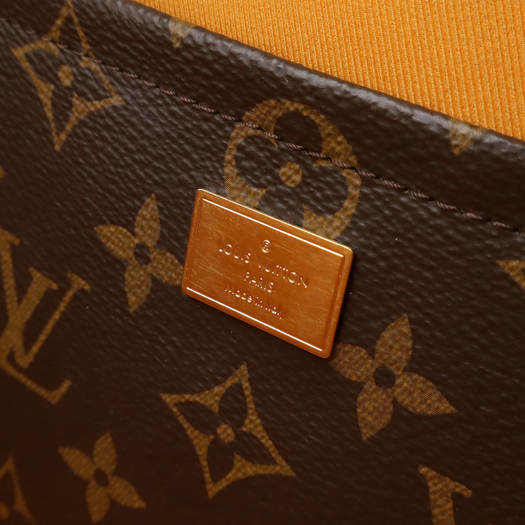 Louis Vuitton Brown Monogram Monogram Idylle Patent Leather Pochette Shoulder Bag