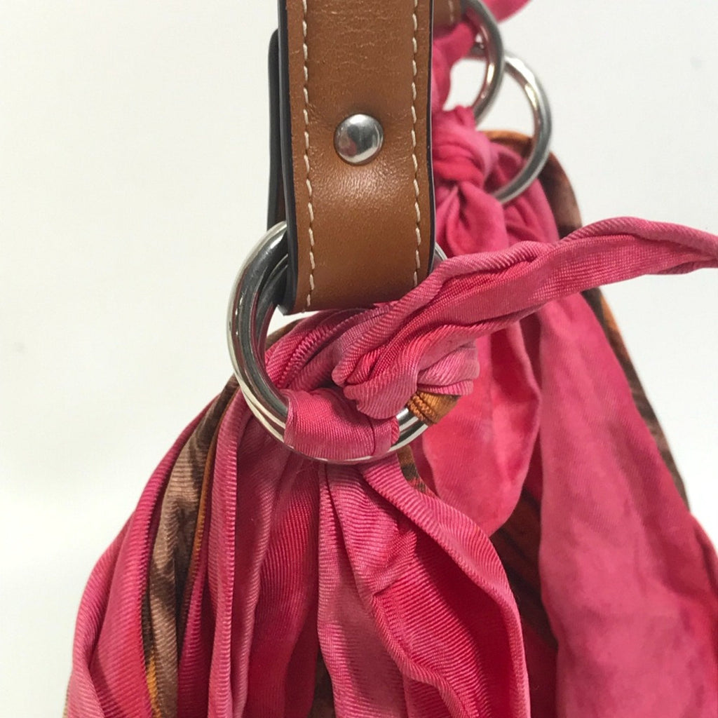 Celine Pink Cloth Shoulder Bag