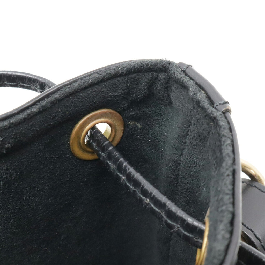 Louis Vuitton Black Noir Epi Leather Shoulder Bag
