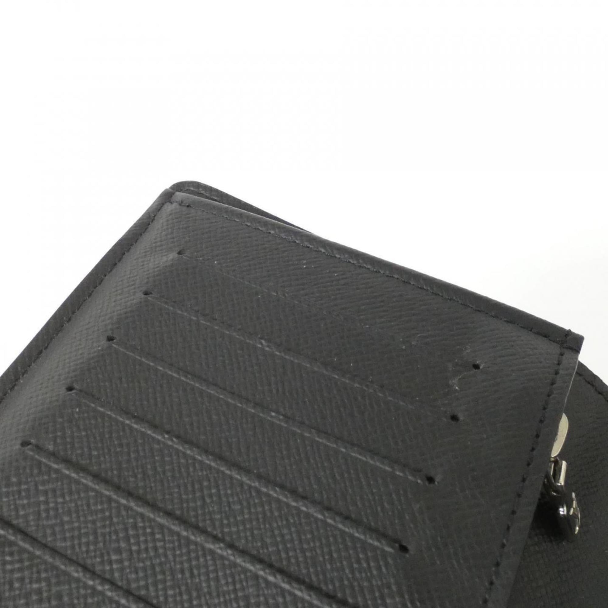 Louis Vuitton Black Leather Long Wallet