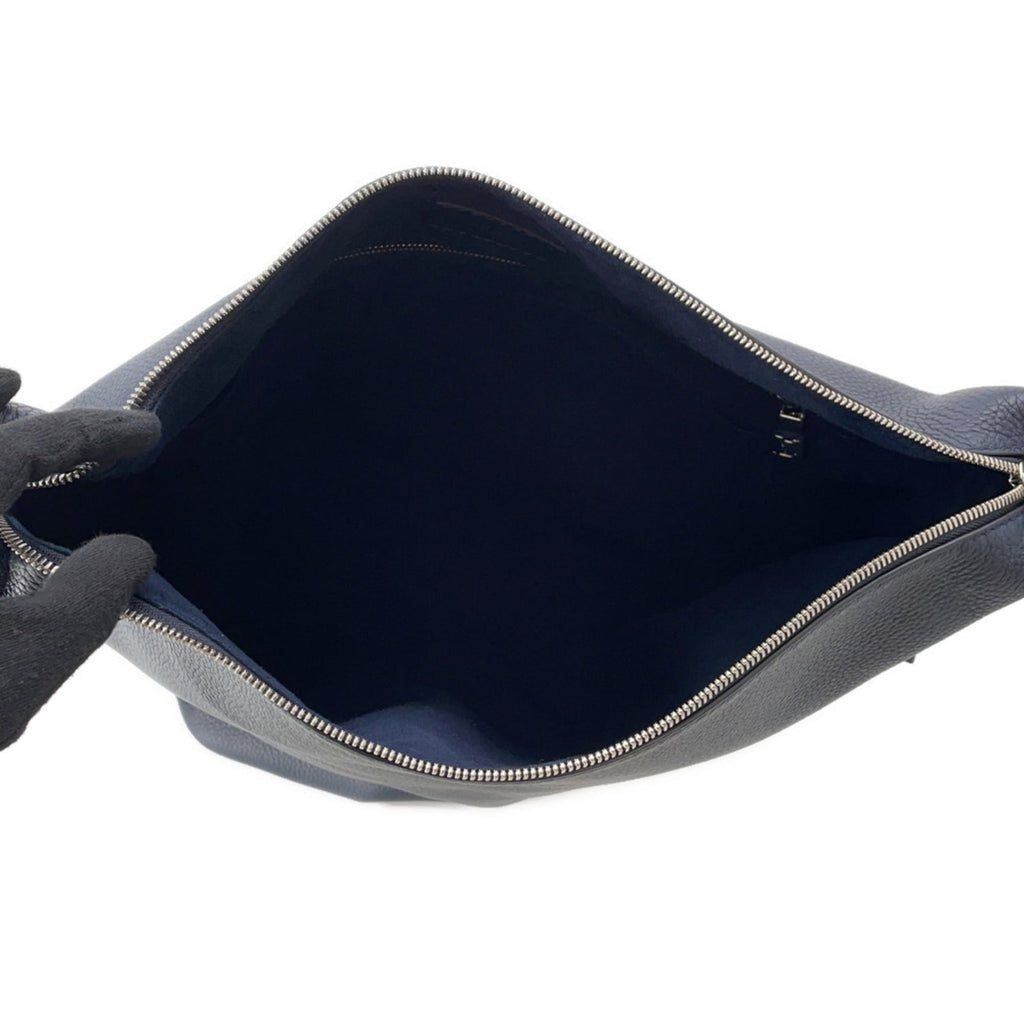 Louis Vuitton Navy Leather Shoulder Bag