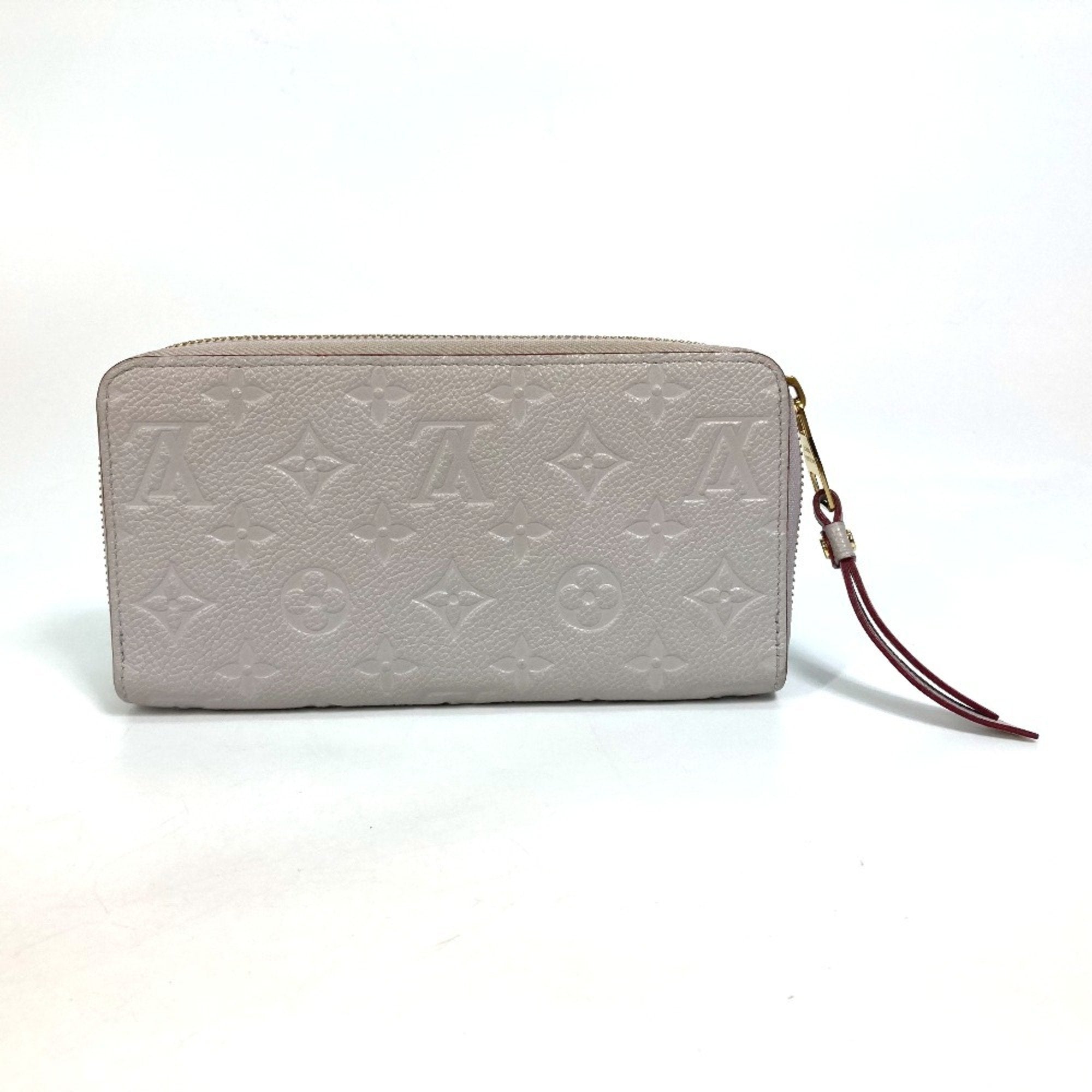 Louis Vuitton Monogram Empreinte Gray Monogram Empreinte Long Wallet