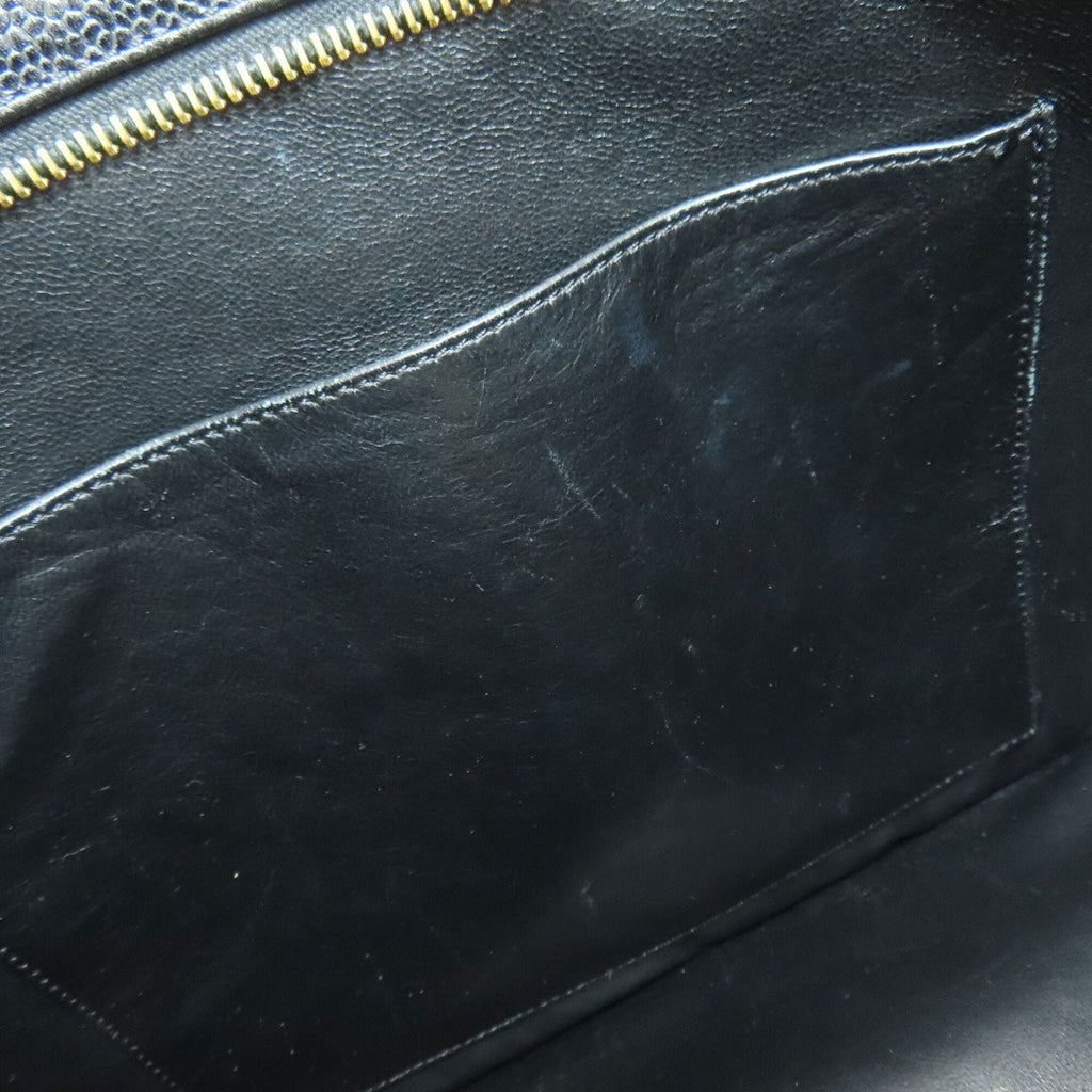 Chanel Black Leather Tote Bag