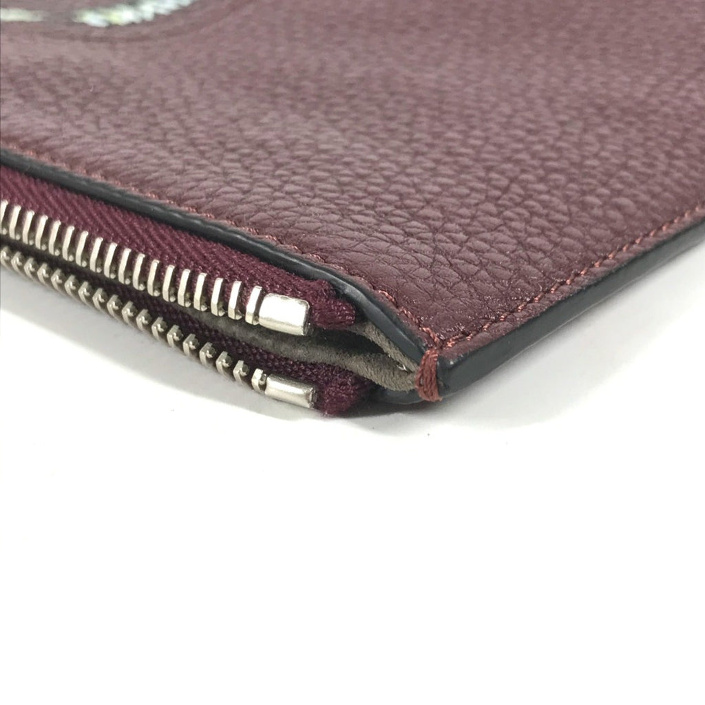 Fendi Brown Leather Clutch Bag