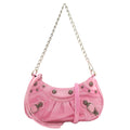 Balenciaga Pink Canvas Hand