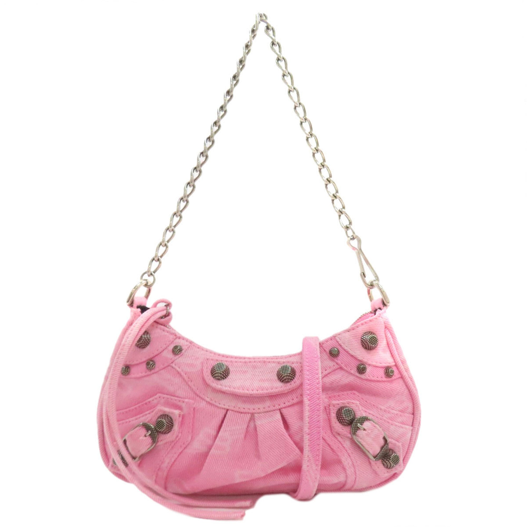 Balenciaga Pink Canvas Hand