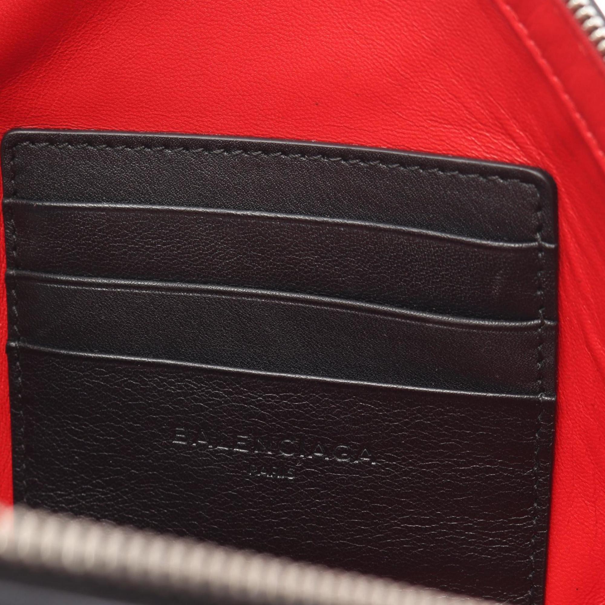 Balenciaga Black Leather Clutch