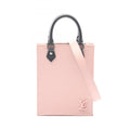 Louis Vuitton Black Pink Rose Ballerine Epi Leather Handbag