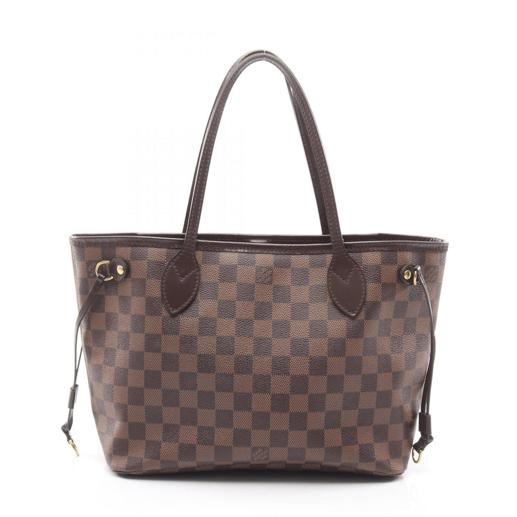 Louis Vuitton Brown Ebene Coated Canvas Leather Tote Bag