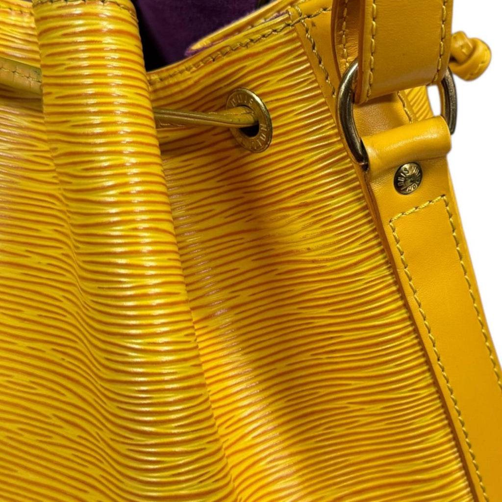Louis Vuitton Epi Yellow Epi Leather Shoulder Bag
