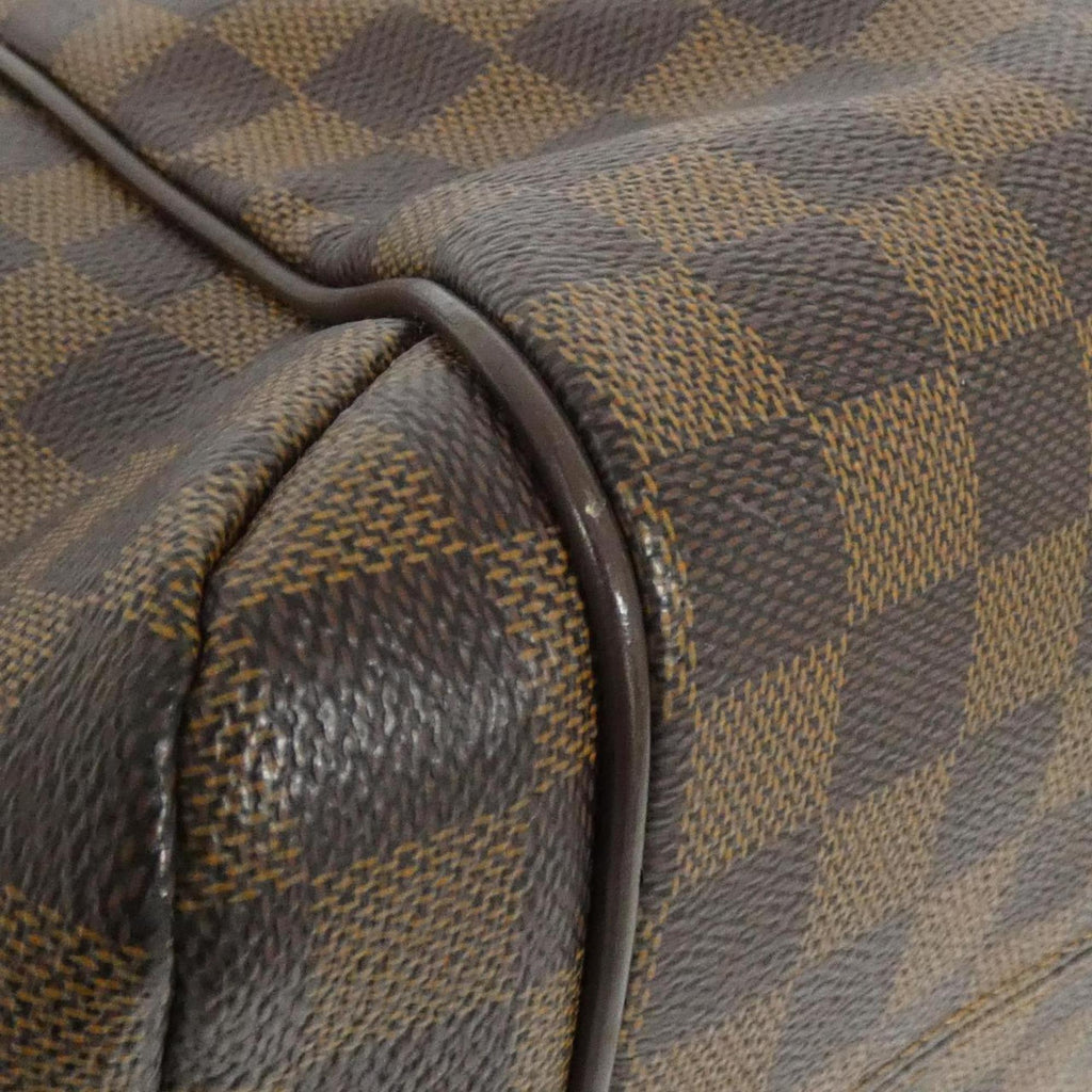 Louis Vuitton Brown Coated Canvas Handbag
