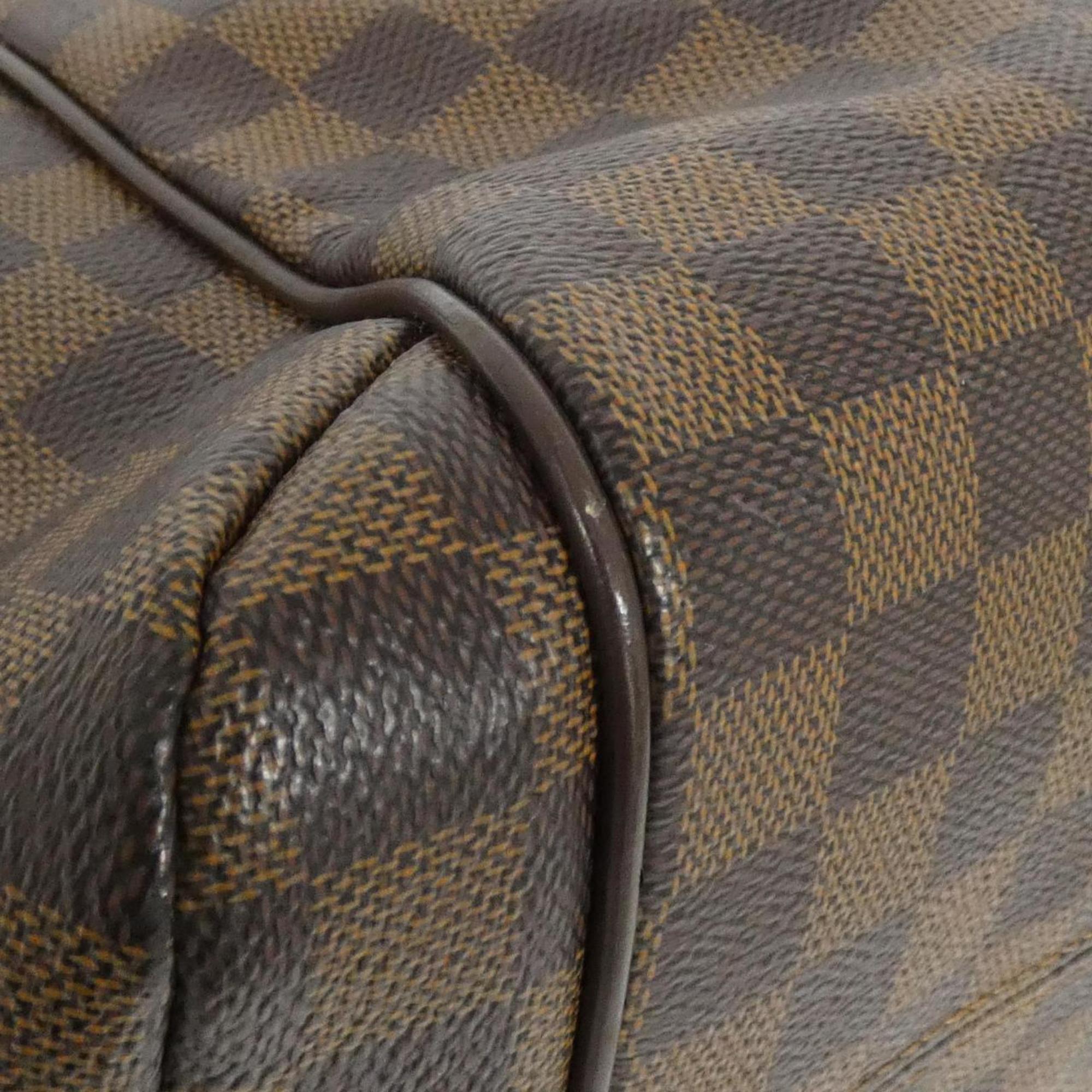 Louis Vuitton Brown Coated Canvas Handbag