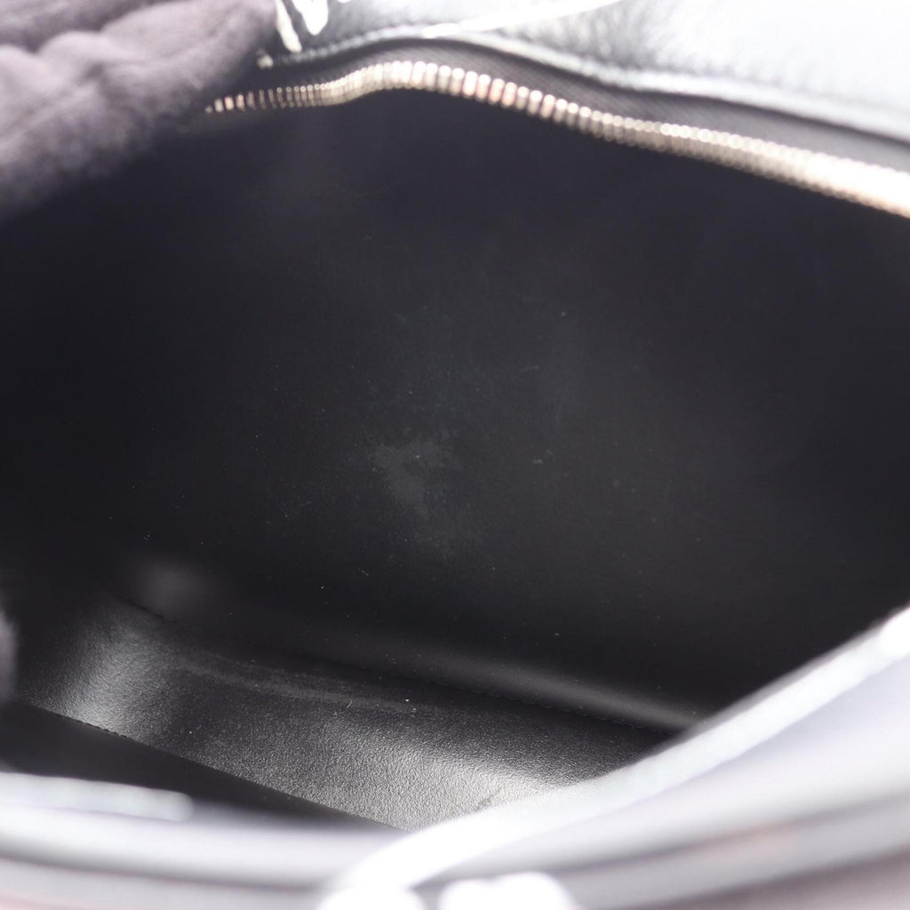 Balenciaga Black White Leather Shoulder