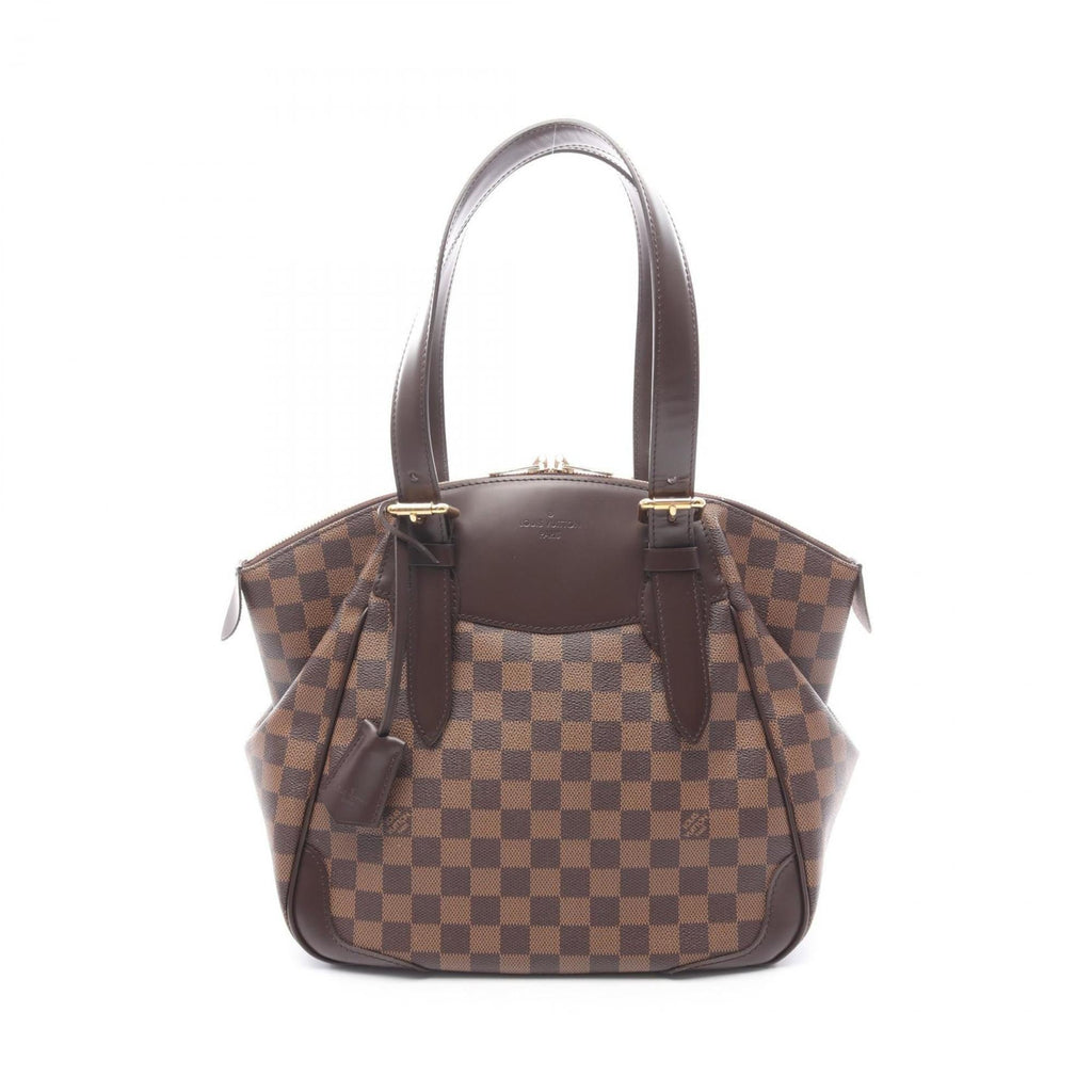 Louis Vuitton Damier Brown Ebene Coated Canvas Leather Shoulder Bag
