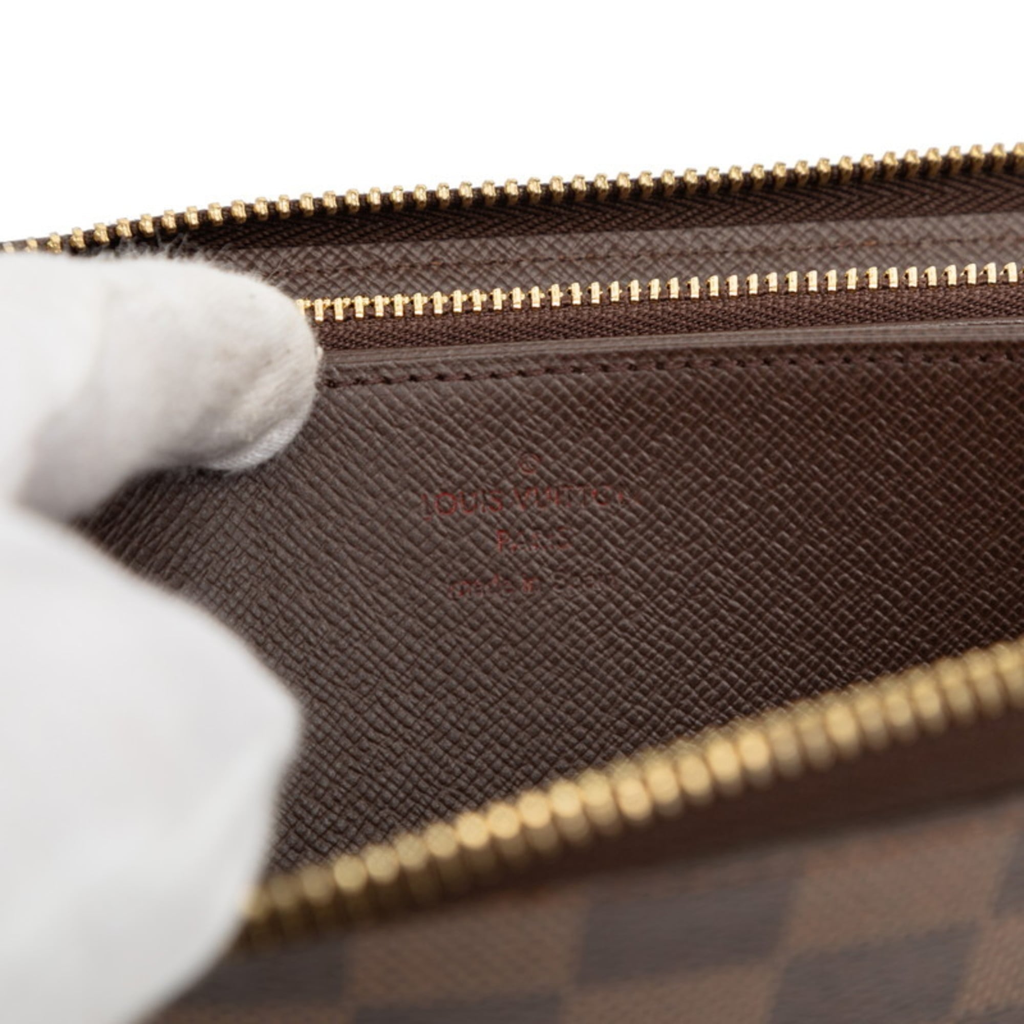 Louis Vuitton Brown Pvc Long Wallet