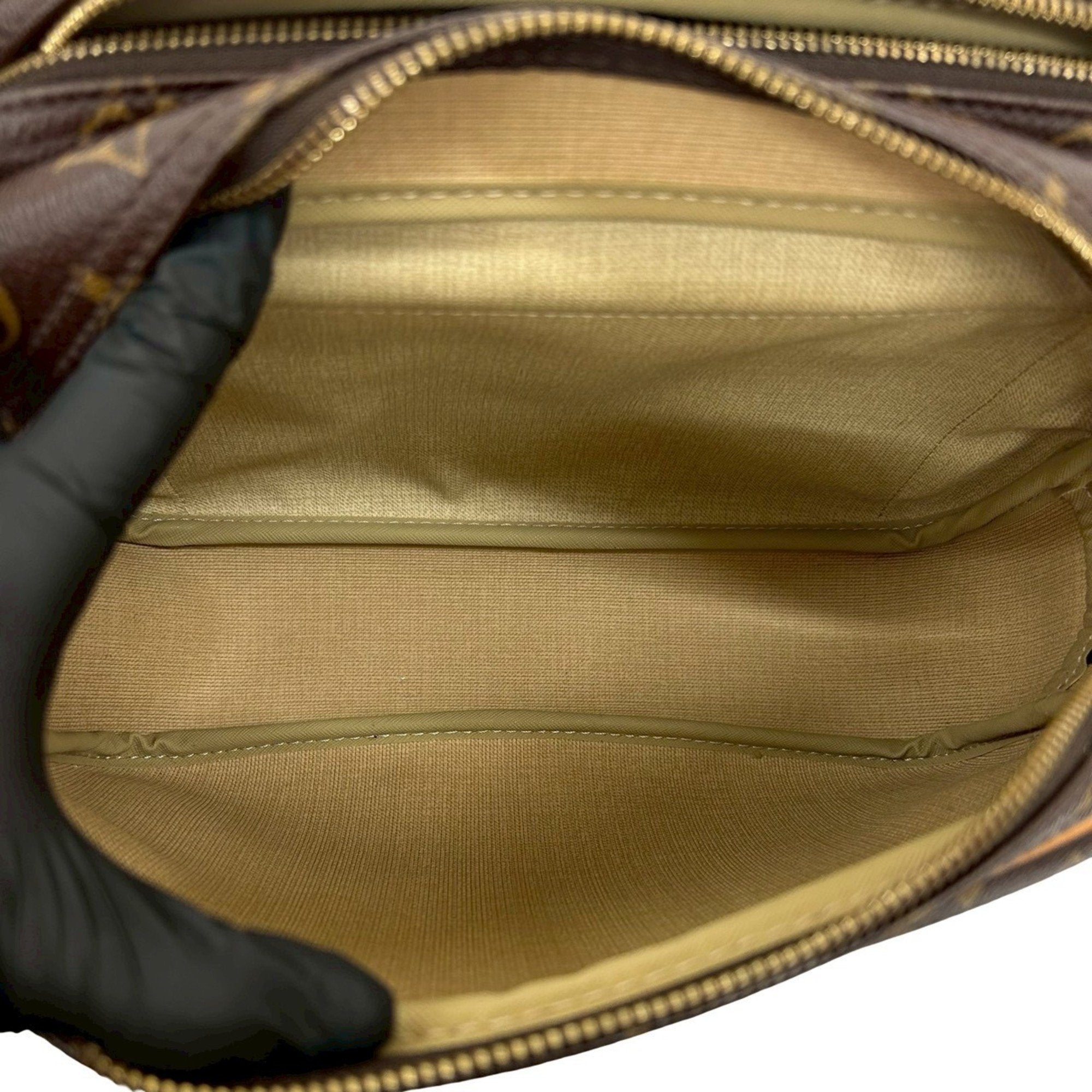 Louis Vuitton Brown Leather Pvc Pochette Shoulder Bag