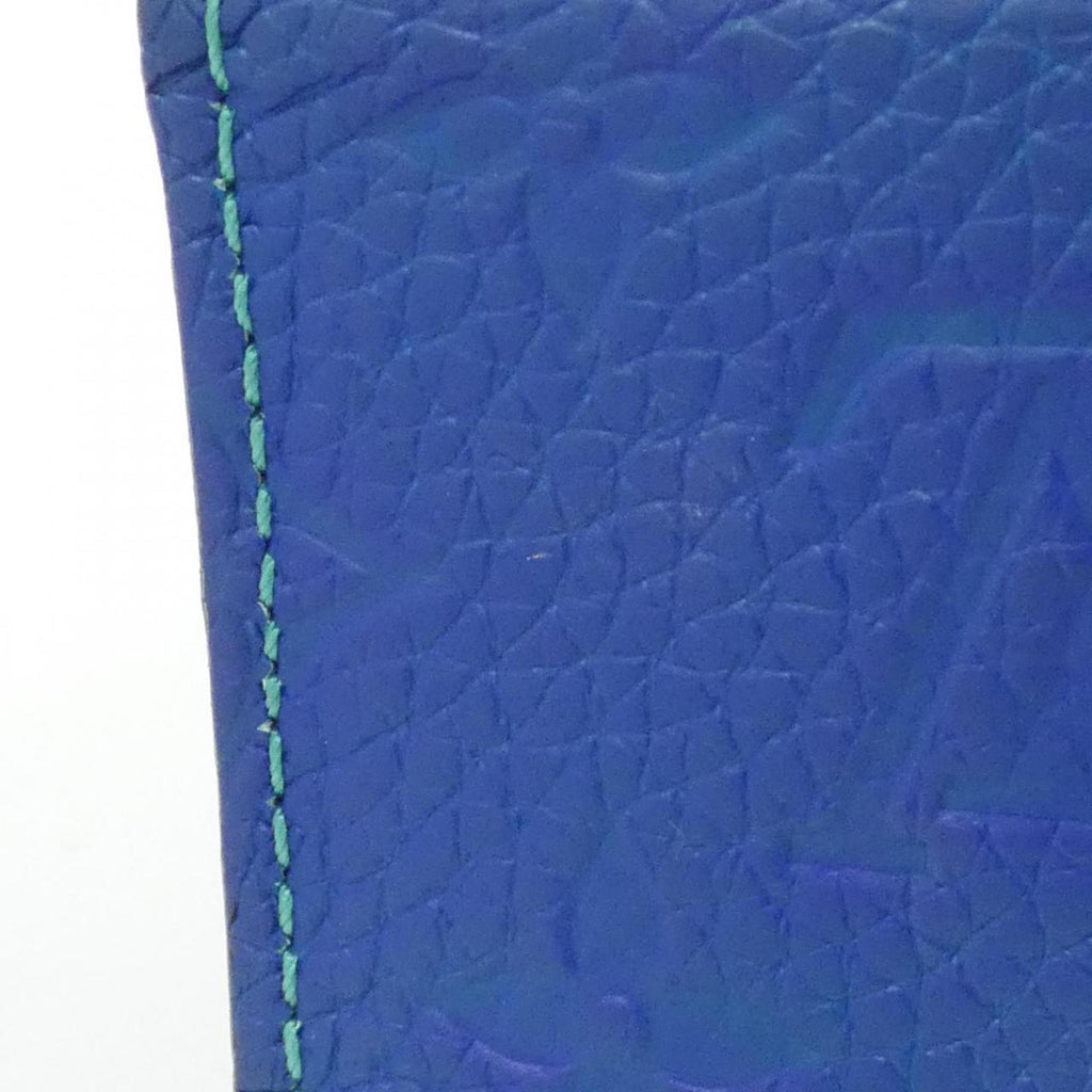 Louis Vuitton Blue Leather Shoulder Bag