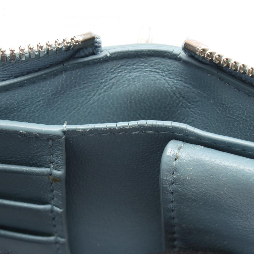 Balenciaga Blue Leather Wallet (Bi-Fold)