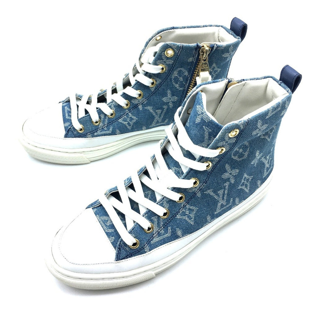 Louis Vuitton Blue White Sneakers