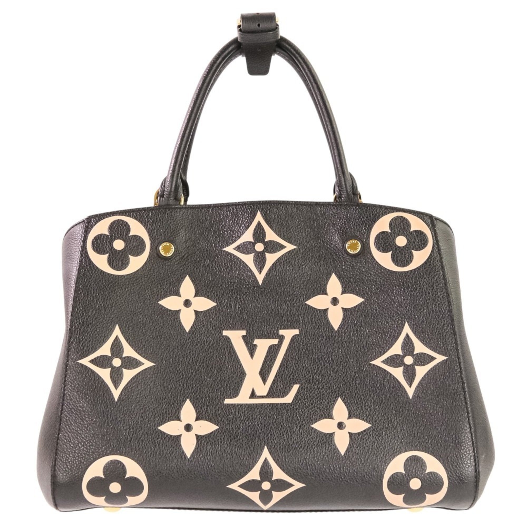 Louis Vuitton Black Monogram Empreinte Handbag