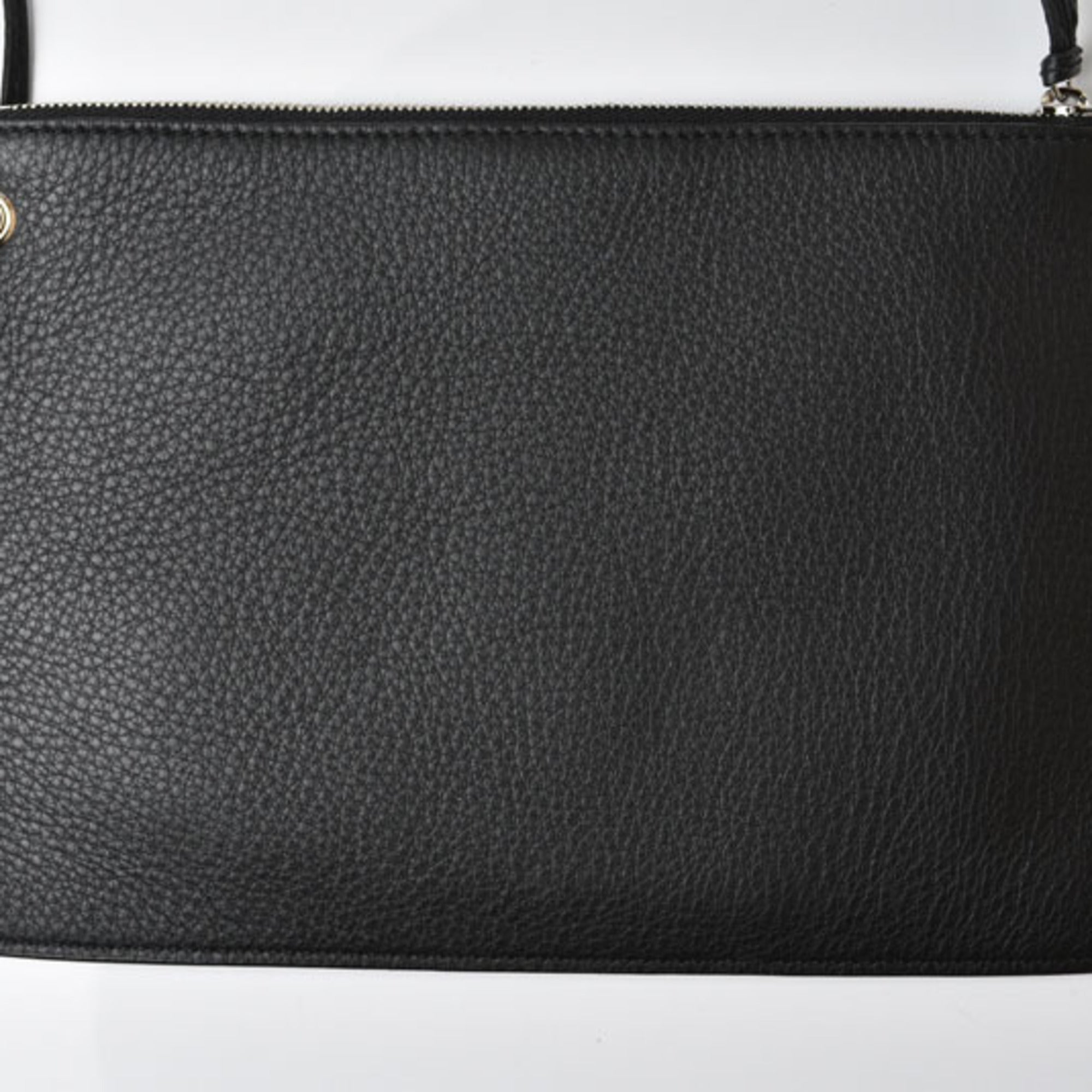 Balenciaga Black Leather Pouch