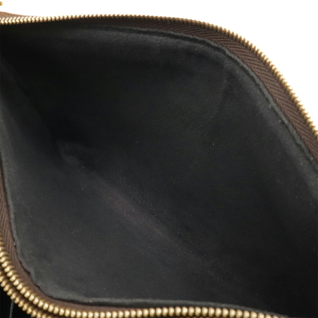 Louis Vuitton Pvc Leather Clutch Bag Pochette Pouch Shoulder Bag