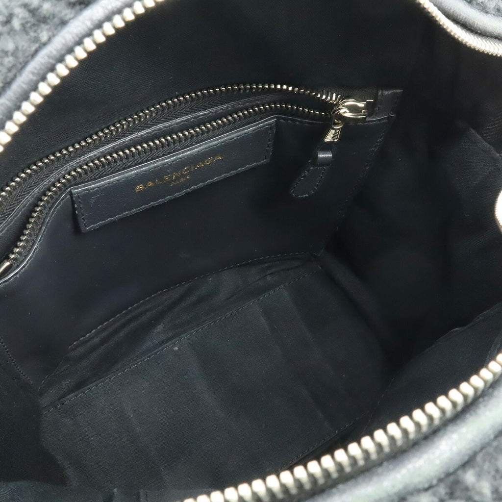 Balenciaga Black Leather Handbag Shoulder