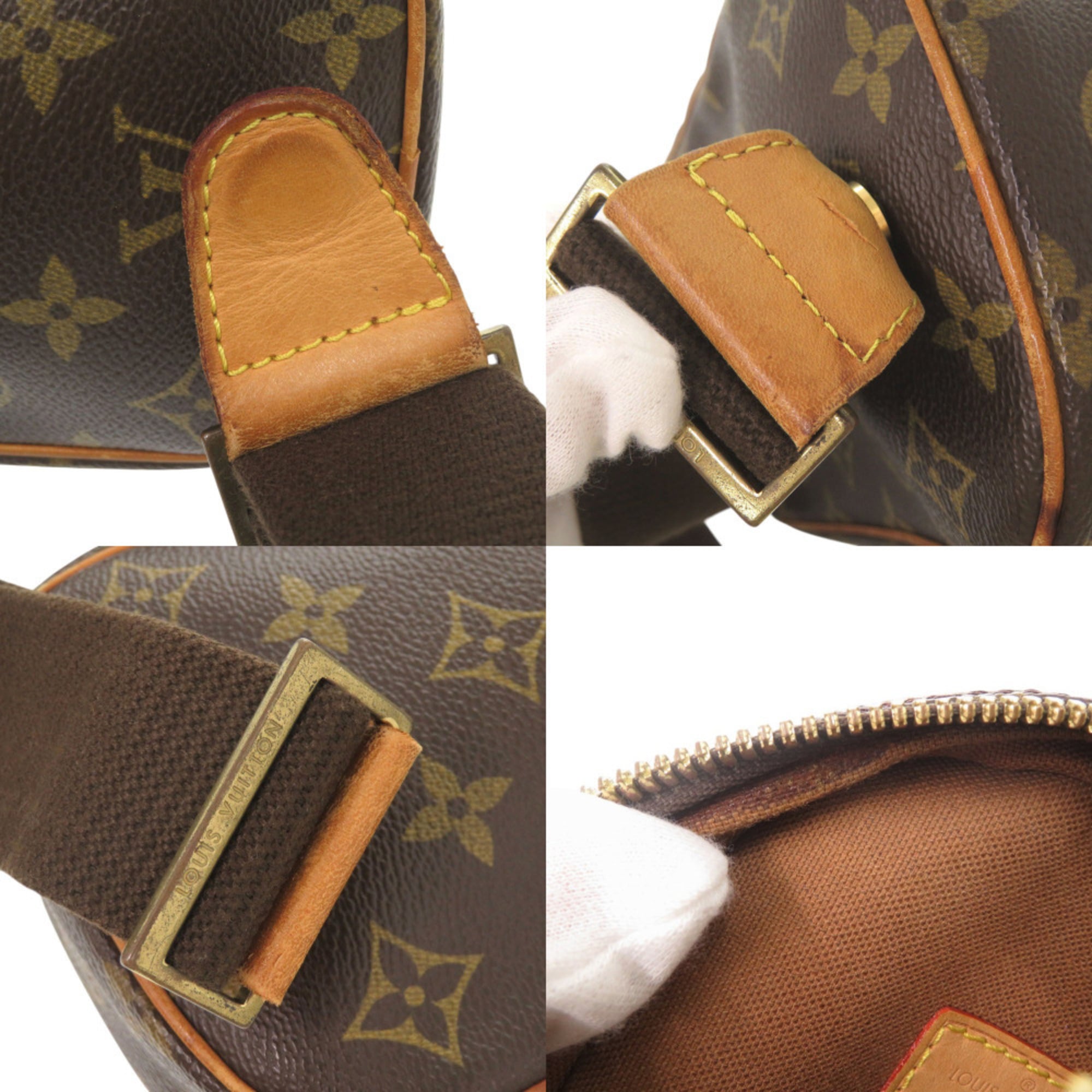 Louis Vuitton Brown Monogram Pochette Sling Bag