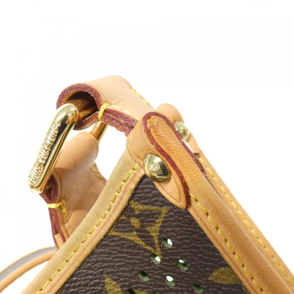 Louis Vuitton Brown Coated Canvas Shoulder Bag