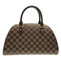 Louis Vuitton Brown Coated Canvas Handbag