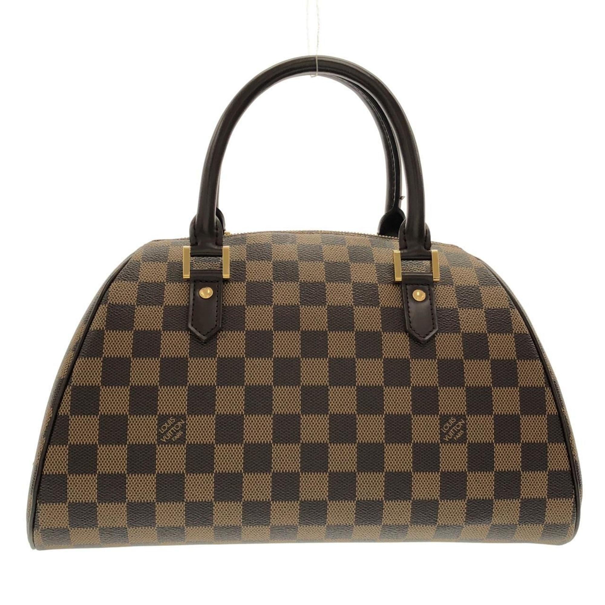 Louis Vuitton Brown Coated Canvas Handbag