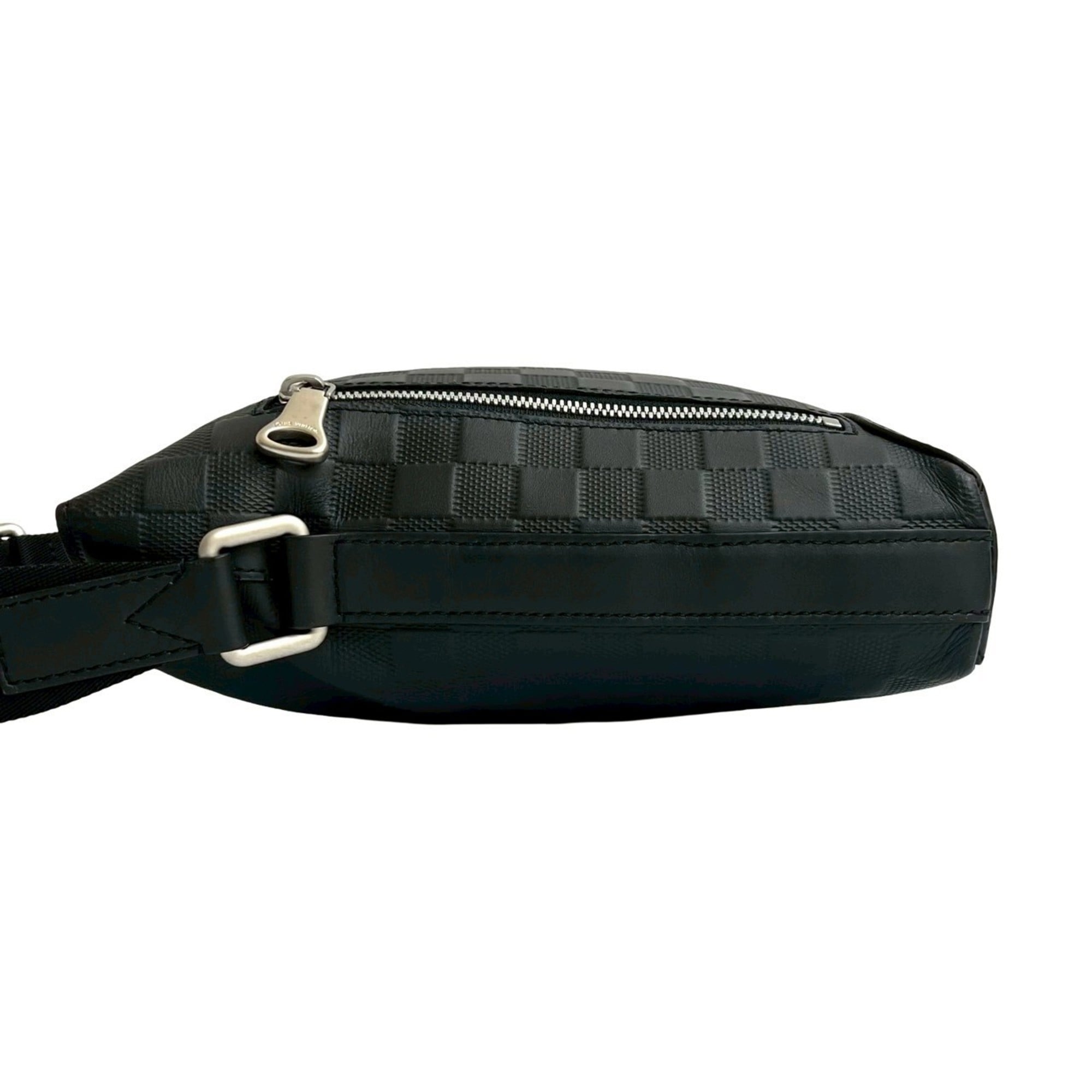 Louis Vuitton Black Leather Shoulder Bag