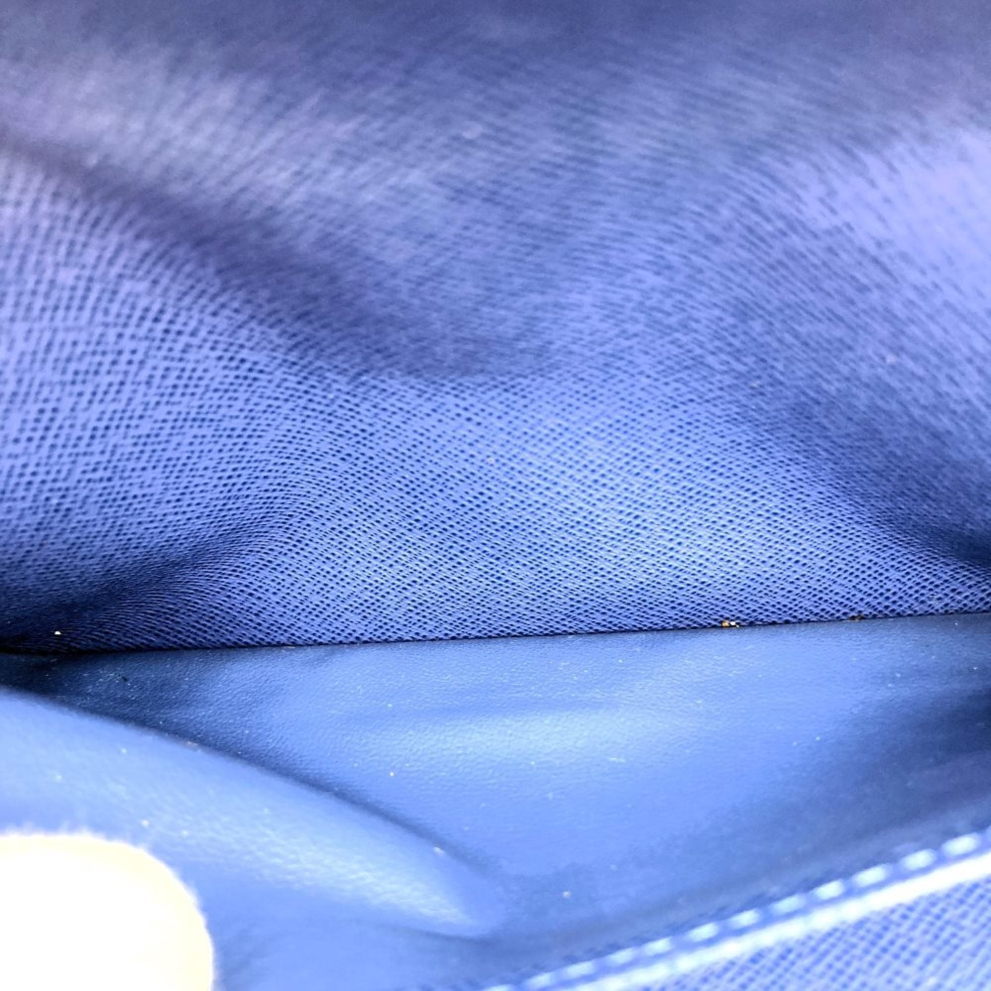 Louis Vuitton Navy Epi Leather Long Wallet (Tri-Fold)